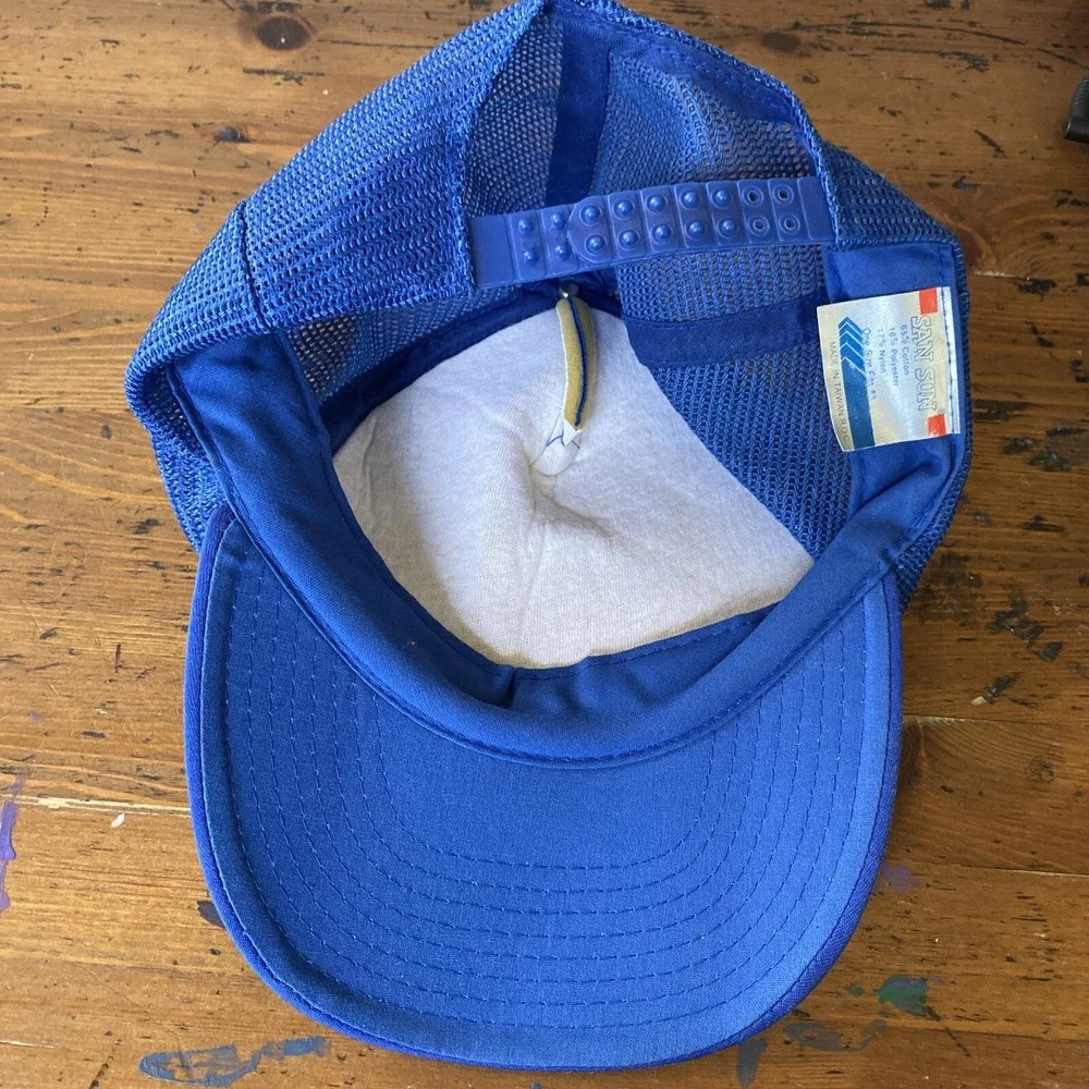 Vintage‎ Meinhard Commercial Snapback Truckers Mesh Logo Hat Adult One Size